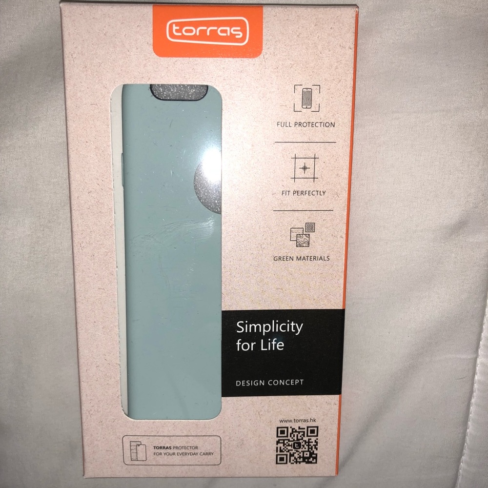 BRAND NEW, NEVER USED Mint color Iphone case!